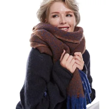 MissShorthair Oversized Chunky Winter Scarf for Women