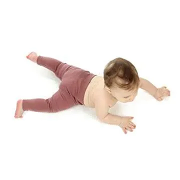 Silky Toes Baby Leggings, Toddler Seamless Soft Cotton Knit Pants for Girls and Boys (12-18 Months, Light Grey)