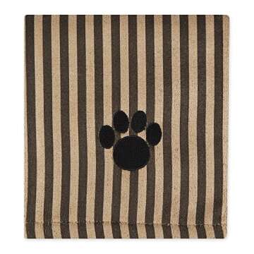 Bone Dry Pet Grooming Towel Collection Absorbent Microfiber X-Large, 41x23.5", Striped Brown