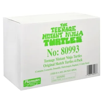 TMNT Original Sketch Collector Figures with Comic Book