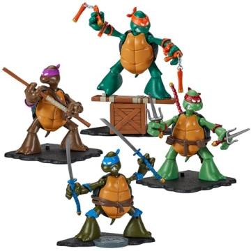 TMNT Original Sketch Collector Figures with Comic Book