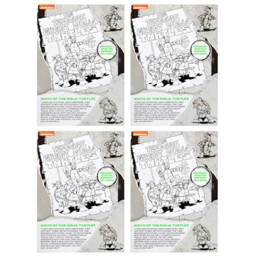 TMNT Original Sketch Collector Figures with Comic Book