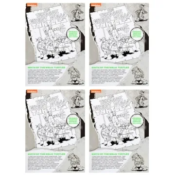 TMNT Original Sketch Collector Figures with Comic Book