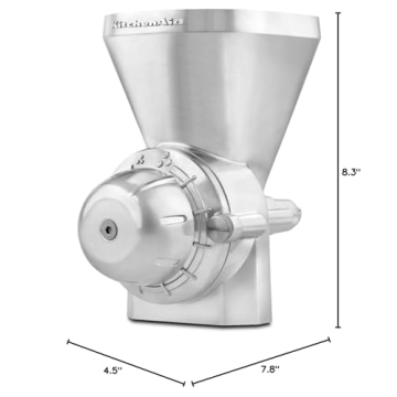 KitchenAid KGM All Metal Grain Mill Attachment for Mixing