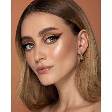 Sigma Beauty Ambiance Eyeshadow Palette | Luminous, Neutral and Gold Shades | Summer Vibes, Mirror Included