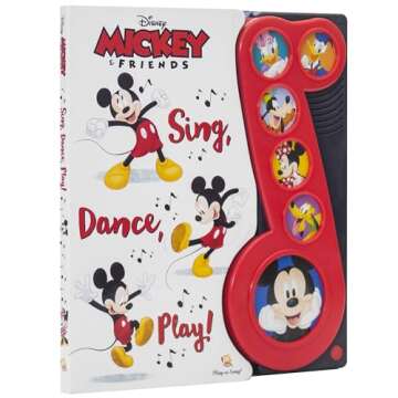 Disney Mickey Mouse Sing Dance Play Music Sound Book