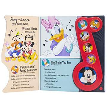 Disney Mickey Mouse Sing Dance Play Music Sound Book