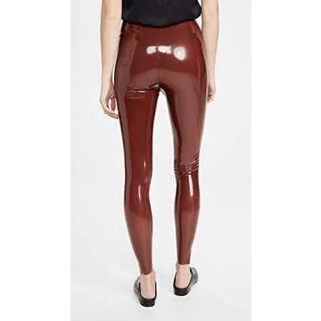 Stylish Commando Perfect Control Patent Leather Leggings
