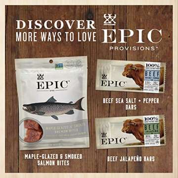 EPIC Snack Strips, Wagyu Beef Steak, Grass-Fed and Paleo Friendly, 0.8 oz, 10 ct