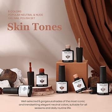 Modelones Gel Nail Polish Set - 6 Vibrant Colors for All Seasons