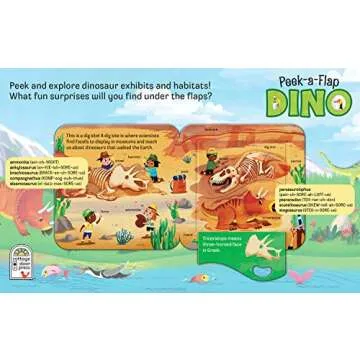 Peek-a-Flap Dino Book: Engaging Fun for Ages 2-7