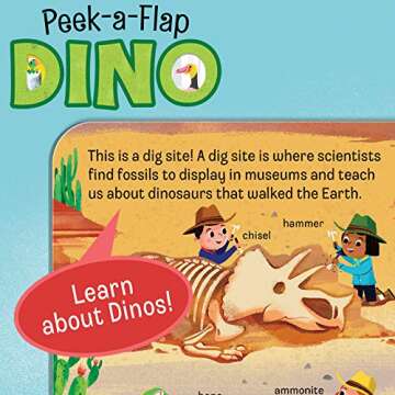 Peek-a-Flap Dino Book: Engaging Fun for Ages 2-7