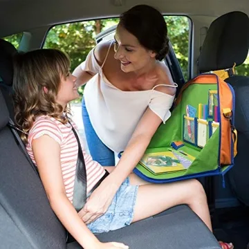 Kids Car Organizer & Tablet Holder for Road Trips