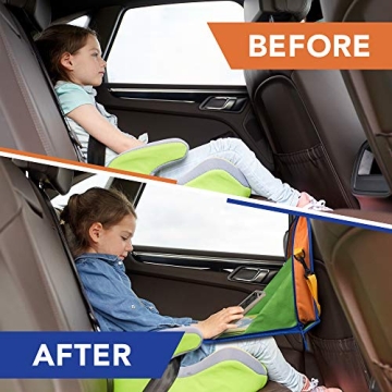 Kids Car Organizer & Tablet Holder for Road Trips