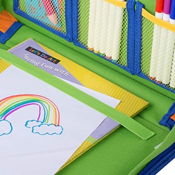 Kids Car Organizer & Tablet Holder for Road Trips