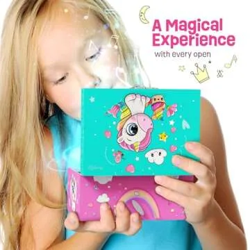 Pretty Me Unicorn Musical Jewelry Box for Kids - Unicorn Gifts for Little Girls, Toddlers, Ages 3-8, Best Young Princess Unicorn Toys Gift for 3, 4, 5, 6, 7, 8 Year Old Girl - Christmas Ideas - Music