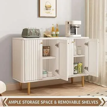 HLR 48" Modern Accent Cabinet with Storage Solution