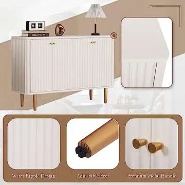 HLR 48" Modern Accent Cabinet with Storage Solution