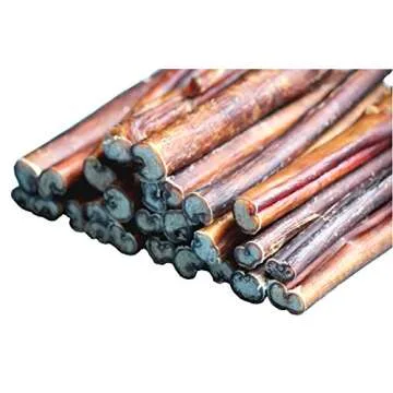 Downtown Pet Supply 6-inch Bully Sticks for Dogs, Pack of 10 - Single Ingredient, Nutrient-Rich and Odor Free Bully Sticks for Dogs - Rawhide Free Dog Chews Long Lasting and Non-Splintering