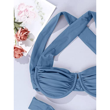 Stunning Hilinker Women's Ruched Bikini Set for Summer Fun