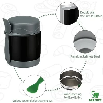 Howeemo 10oz Soup Thermo for Kids Hot Food Insulated Jar