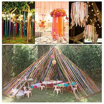 Light Blue Satin Ribbon 3/8 Inches x 25 Yards, Solid Color Fabric Ribbon for Gift Wrapping, Crafts, Hair Bows Making, Wreath, Wedding Party Decoration and Sewing Projects