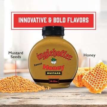 Inglehoffer Original Sweet Honey Mustard - 10.25 oz Squeeze Bottle