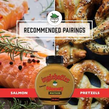 Inglehoffer Sweet Honey Mustard, 10.25 oz Squeeze Bottle