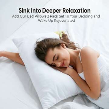 Comfortable Premium Silk Pillow Set for Restful Sleep