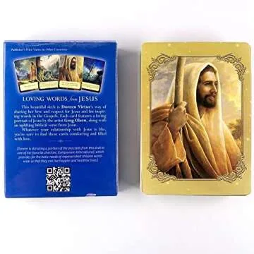 Loving Words from Jesus: A 44-Card Deck Cards Doreen Virtue Love and Respect for Jesus and his Inspiring Words in The Gospels, colorsize