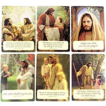 Loving Words from Jesus: A 44-Card Deck Cards Doreen Virtue Love and Respect for Jesus and his Inspiring Words in The Gospels, colorsize