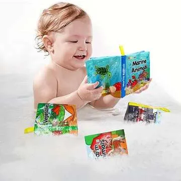Dr.Rapeti Soft Cloth Baby Books - 8 Educational Themes
