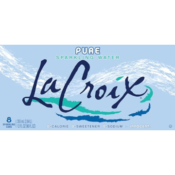 LaCroix Sparkling Water Pure 12 Fl Oz Pack of 8