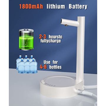 ATIDIE Intelligent Desktop Water Dispenser – USB Charging & More