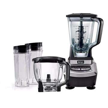 Ninja BL780 Supra 1200 Watt Food Processor and Kitchen Blender System (Renewed)