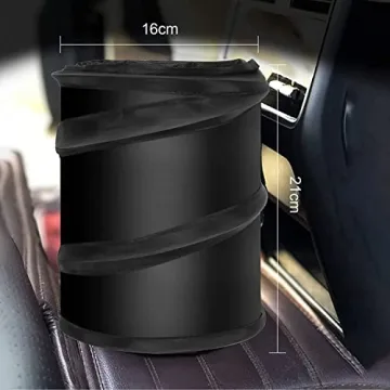 FYY Portable Car Trash Can 2 Pack | Collapsible Mini Garbage Bin