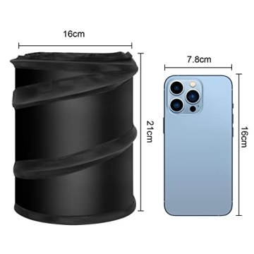 FYY Portable Car Trash Can 2 Pack | Collapsible Mini Garbage Bin