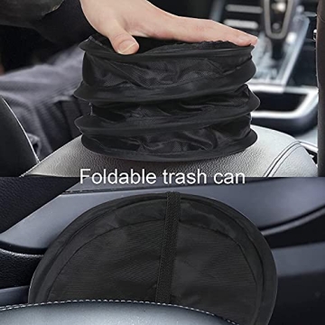 FYY Portable Car Trash Can 2 Pack | Collapsible Mini Garbage Bin
