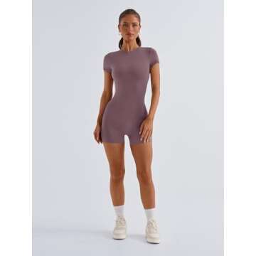 AUTOMET Womens One Piece Jumpsuits Romper Dressy Summer Clothes Vacation Outfits Workout Sets Yoga Bodysuits Comfy Jumper s