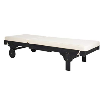 SAFAVIEH Newport Adjustable Chaise Lounge with Side Table