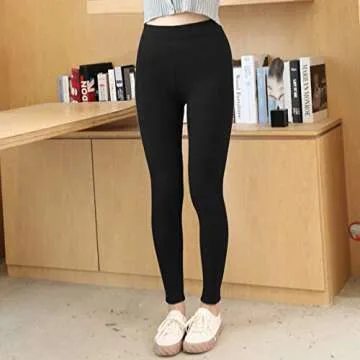 Winter Cashmere Warm Leggings: Fleece-Lined Yoga Pants