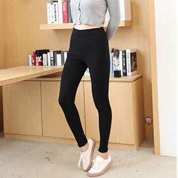 Winter Cashmere Warm Leggings: Fleece-Lined Yoga Pants