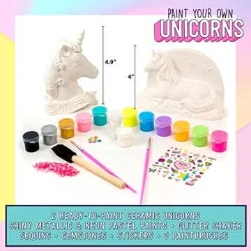 DIY Ceramic Unicorn Kit for Kids - Paint Your Own Crafts