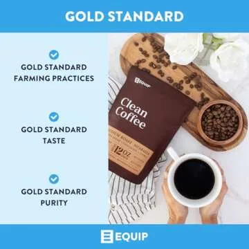 Equip Foods Clean Coffee | Gold Standard, Certified Organic, Fair Trade, Regenerative, Mold-Free | R...