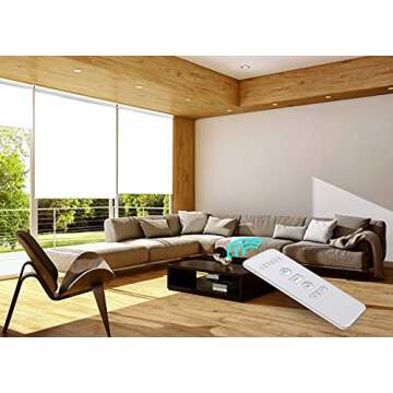 Springblinds 100% Blackout Motorized Roller Shade, 27x72