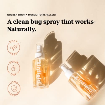 Kinfield Golden Hour Spray - Natural Bug Repellent for Outdoors