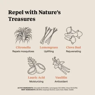 Kinfield Golden Hour Spray - Natural Bug Repellent for Outdoors