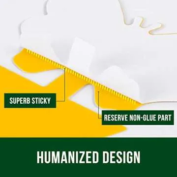 Garsum Fruit Fly Sticky Trap for Indoor and Outdoor, 36 Pack Fungus Gnat Killer for Houseplant,Mosquitos, Flying Insect, White Flies