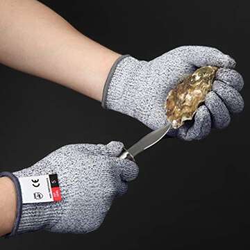 Apaffa 2PCS Cut Resistant Gloves for Safe Cooking