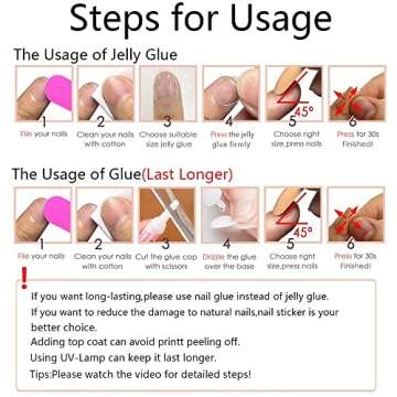 diduikalor Alomd Press on Nails Medium Pink Valentines Fake Nails Acrylic False Nails with Hearts Design Glossy Full Cover Stick on Nails for Women Girls